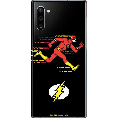 DC Comics The Flash Pixelated Running Pose Galaxy Note 10 Skin